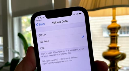 通海口镇苹果手机维修分享iPhone 12如何打开或关闭5G网络 